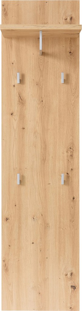 XXXLutz VEŠIAKOVÝ PANEL, dub artisan, 40/158/30 cm - Vešiakové steny - 002737046130