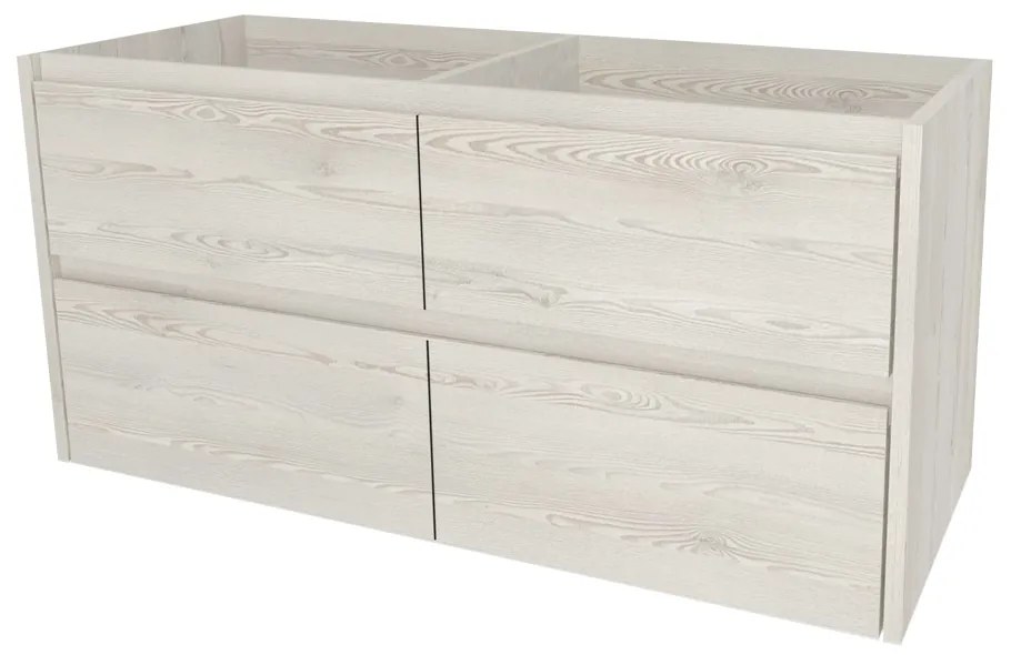 Mereo, Mereo Opto, kúpeľňová skrinka 121 cm, Multidecor, White Loft Pine, MER-CN993SWLP1