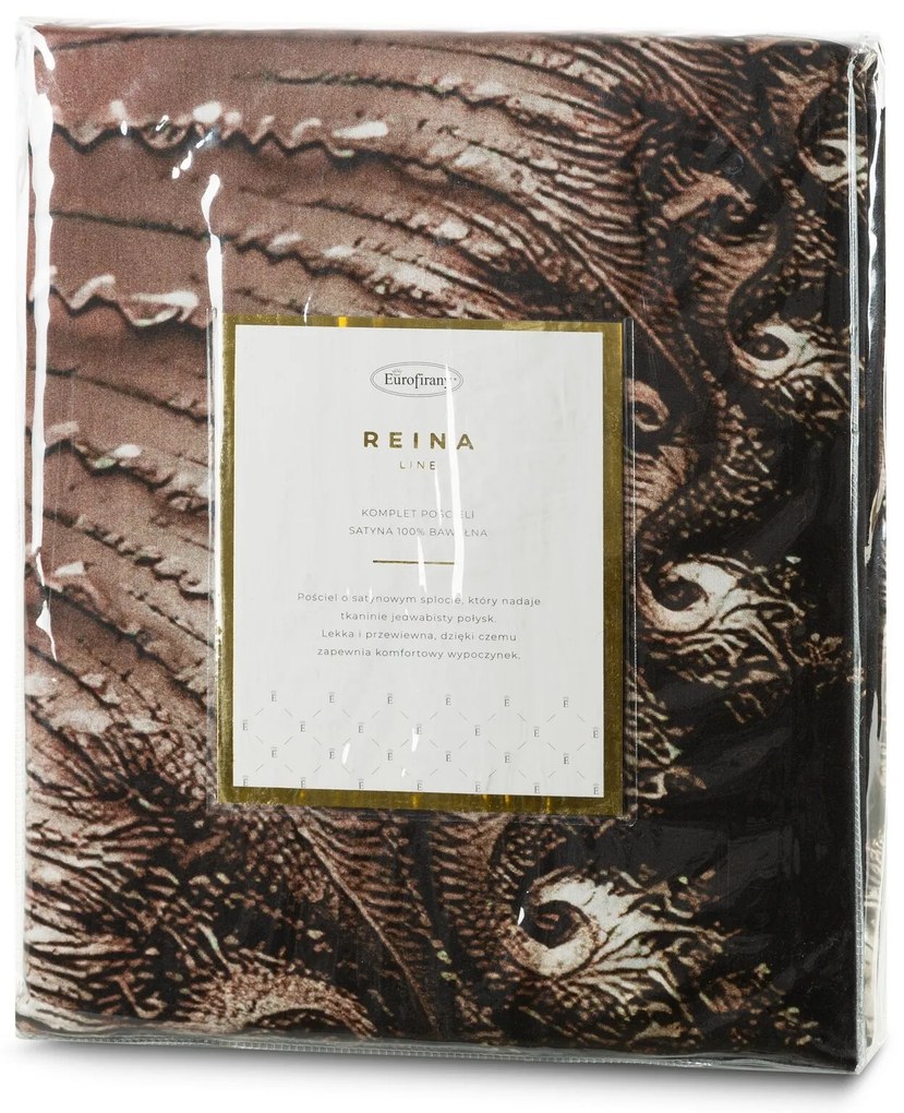 MAKOSATÉNOVÉ OBLIEČKY REINA18 160X200 CM, 2KS 70X80 CM VZOROVANÉ
