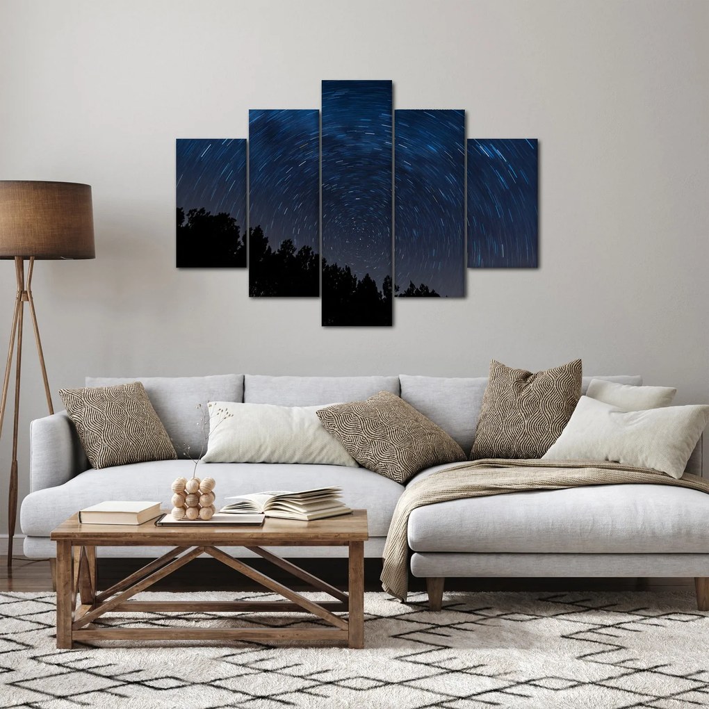 Obraz nočnej oblohy (150x105 cm)