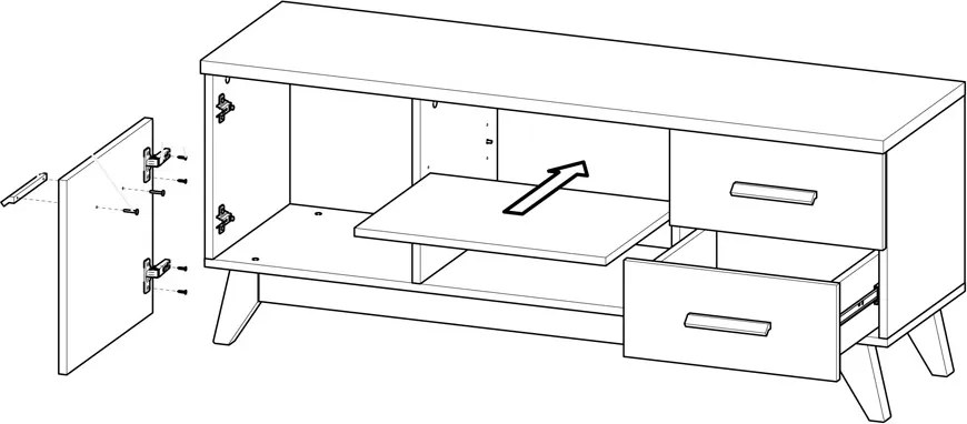 TV stolík Sven 5