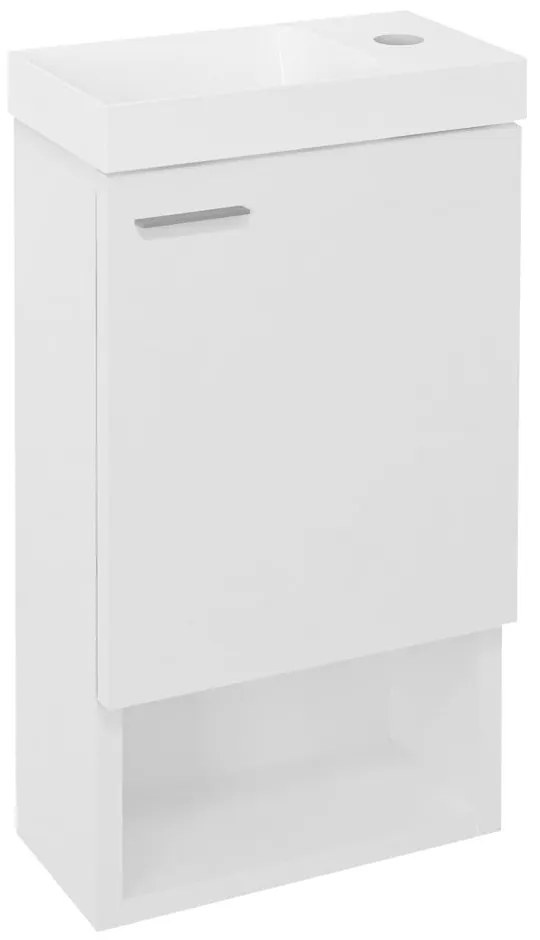 Biela závesná skrinka bez umývadla 30x53 cm Latus Xi – Sapho