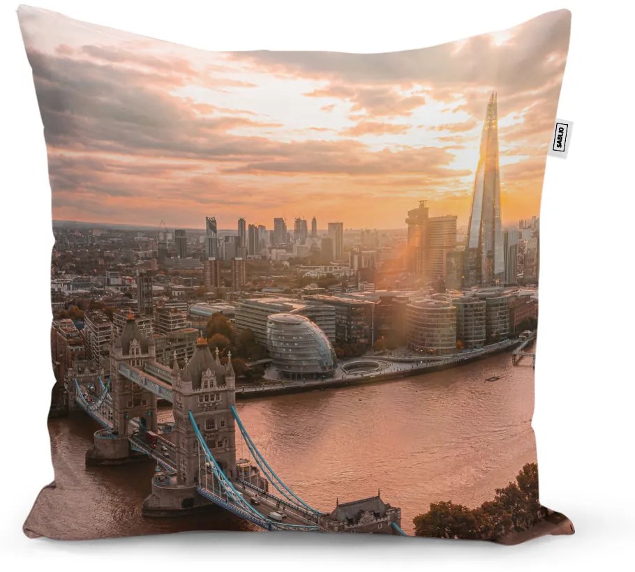 Sablio Vankúš Londýn City of London - 60x60 cm