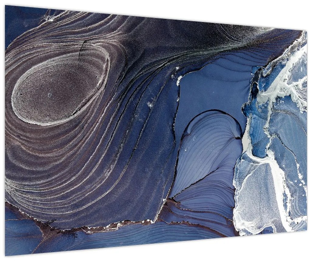 Obraz - Mramorovaný atrament (90x60 cm)