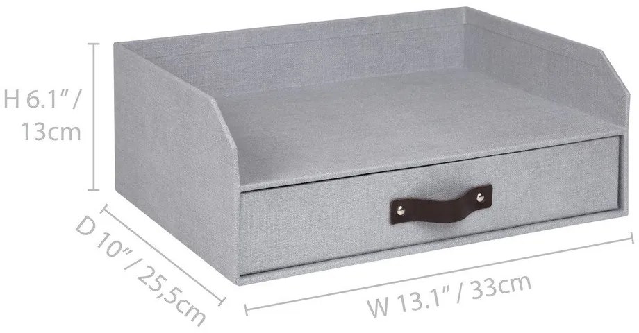 Kartónový organizér na dokumenty so zásuvkou Walter – Bigso Box of Sweden