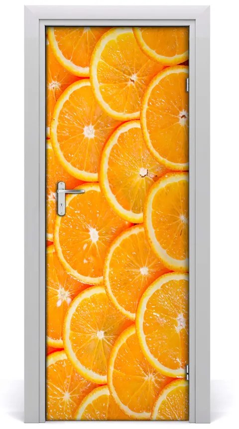Fototapeta na dvere samolepiace pomaranče 75x205cm