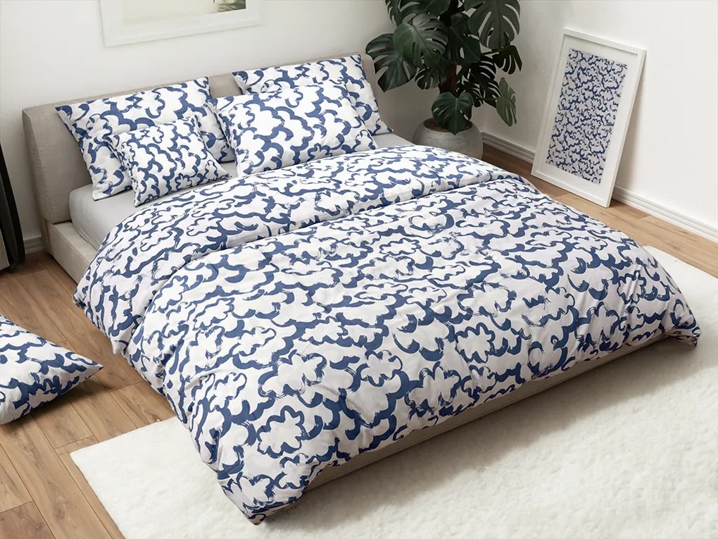 Bavlnené obliečky MAGIC SKY bielo-modré Rozmer obliečky: 70 x 90 cm | 140 x 200 cm