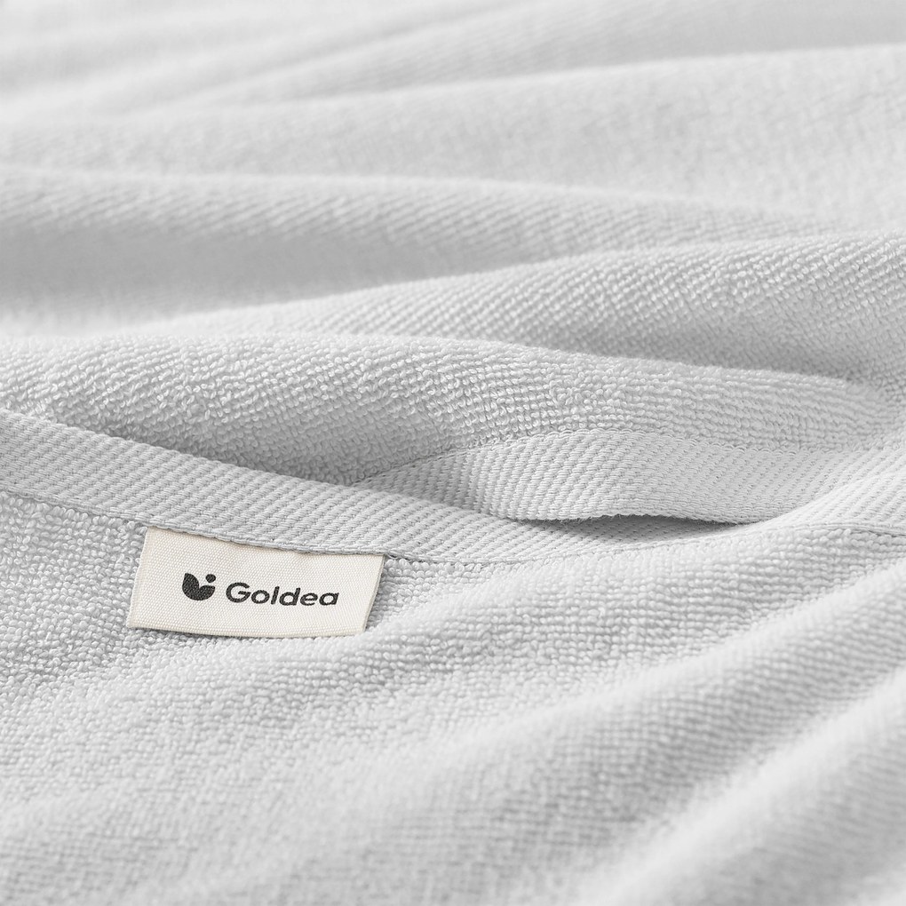Goldea bavlnený froté uterák / osuška soft bez bordúry – sivý 70 x 140 cm