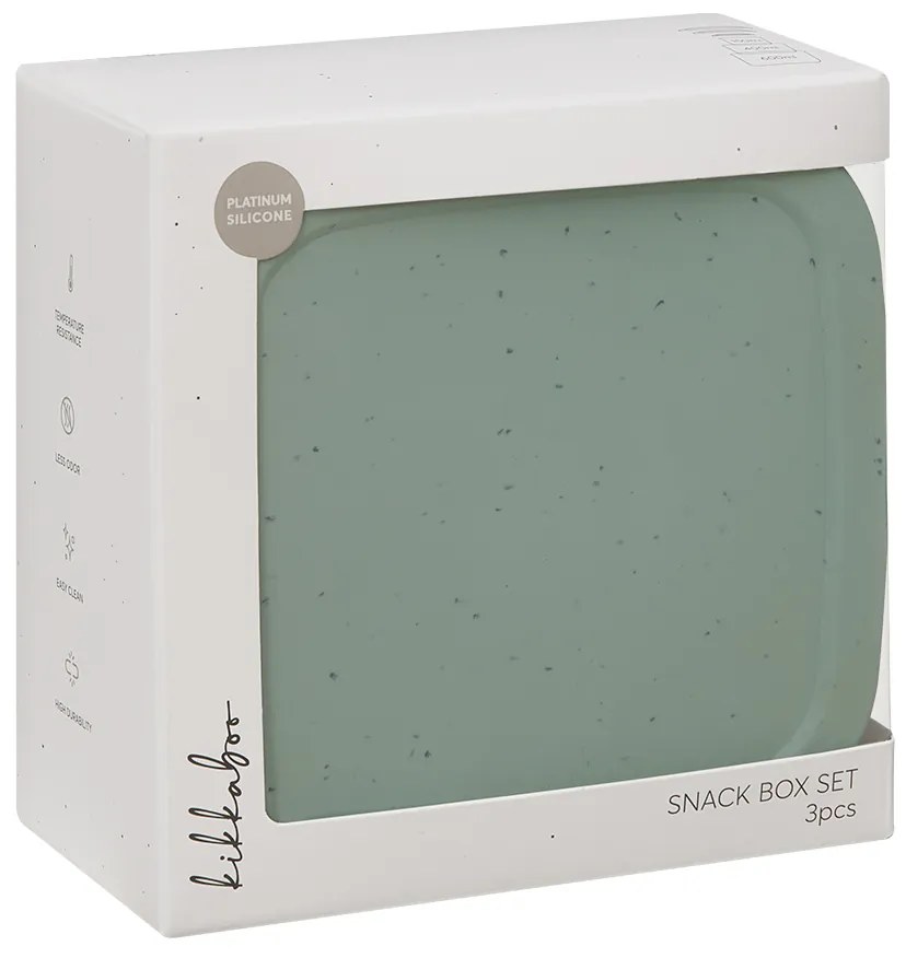 Sada boxov na desiatu 3 ks Platinum Silicone Sage