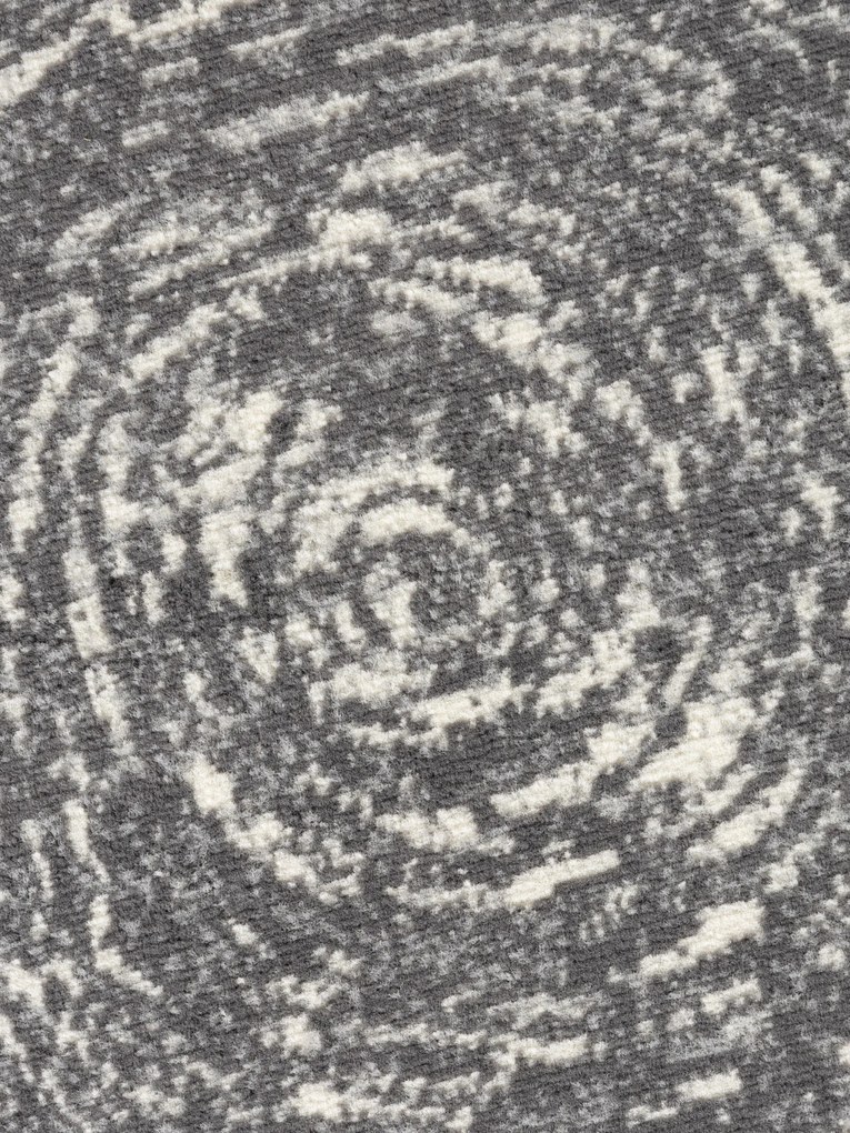 Kusový koberec Gloria Cavallo 106256 Creme Grey kruh, 120x120 (priemer) kruh, šedá, chodba / predsieň, Hanse Home