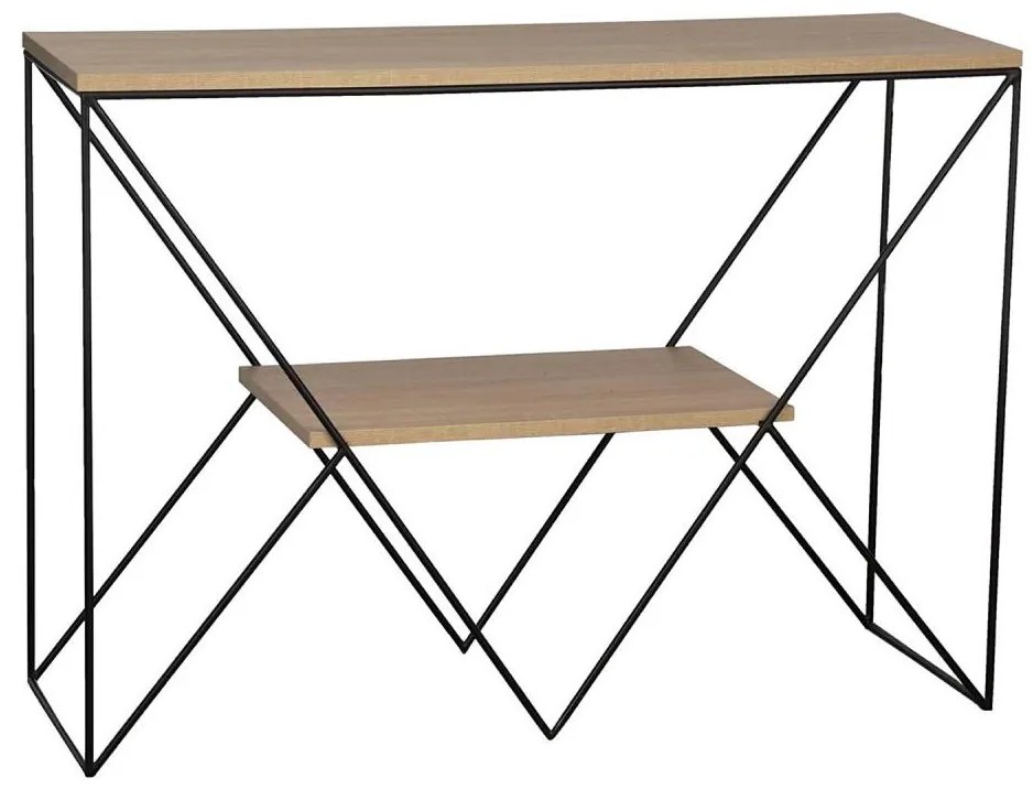 Eglo 424016 - Odkladací stolík OTAWARA 77x106 cm hnedá/čierna