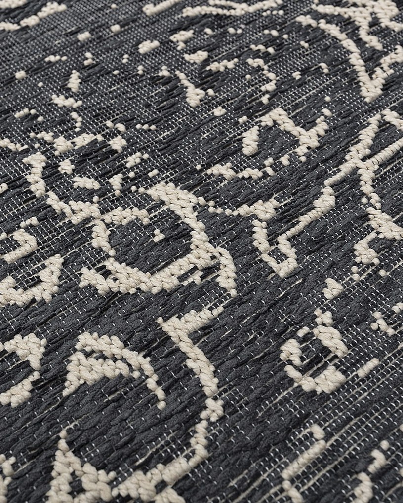 Koberec Velvet beige/petrol blue 200x290cm
