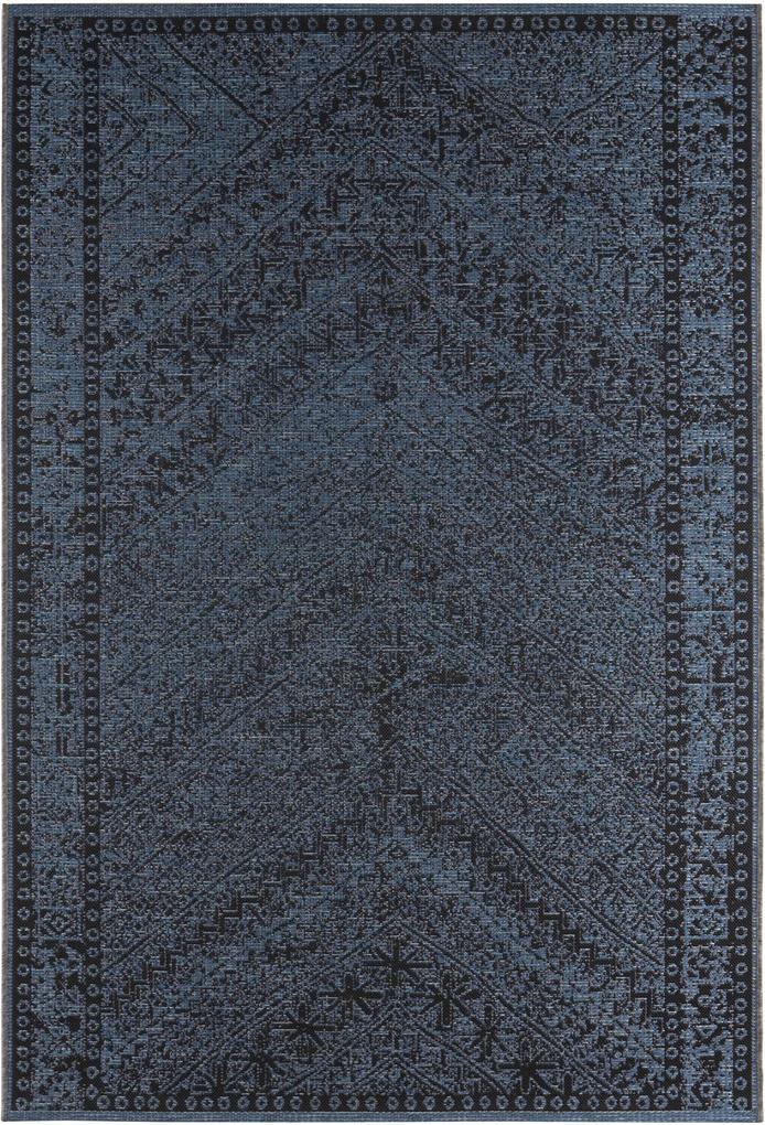 Bougari - Hanse Home koberce Kusový koberec Jaffa 104051 Blue//Black - 70x140 cm