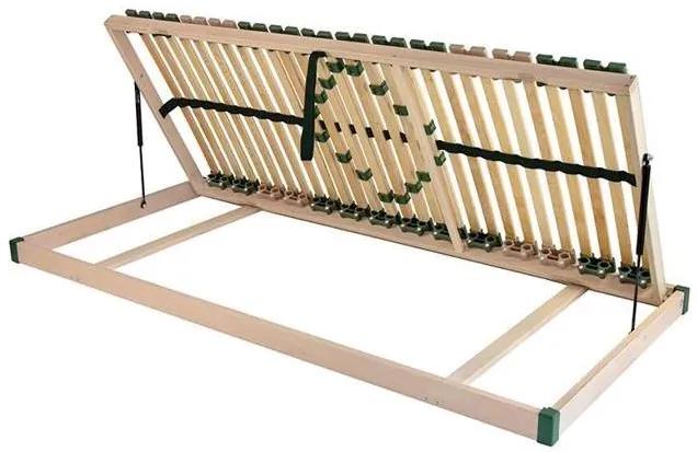 Ahorn PORTOFLEX Kombi P MEGA PRAVÝ - výklopný lamelový rošt 100 x 190 cm, brezové lamely + brezové nosníky