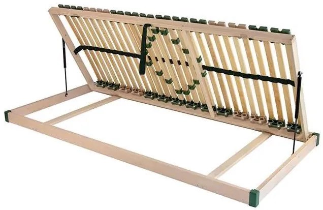 Ahorn PORTOFLEX Kombi P MEGA PRAVÝ - výklopný lamelový rošt 100 x 210 cm, brezové lamely + brezové nosníky