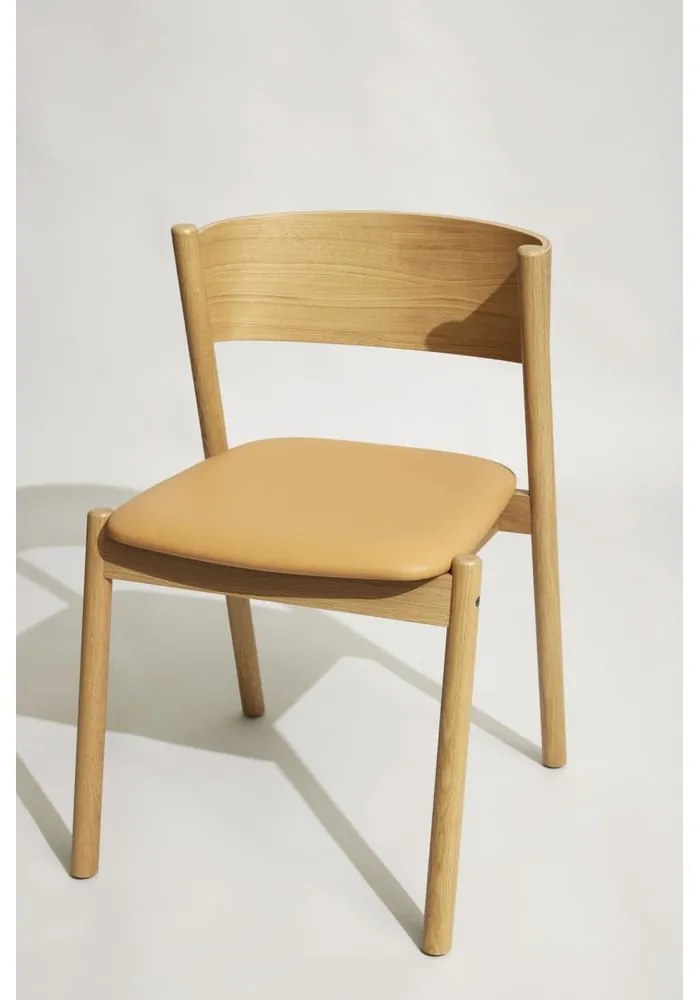 Jedálenské stoličky z dubového dreva Oblique - Hübsch