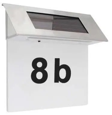 LED solárne domové číslo 600 mAh
