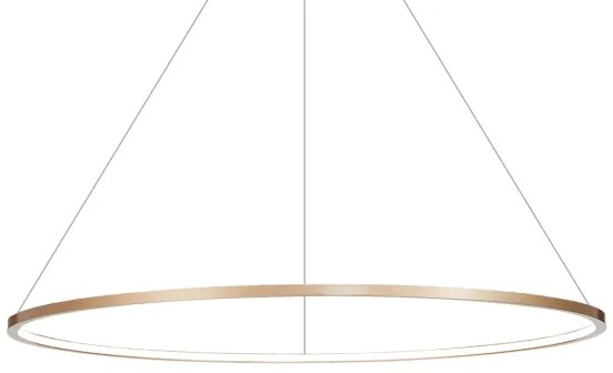 LED Luster na lanku SATURNO LED/57W/230V pr. 100 cm IP44 zlatá