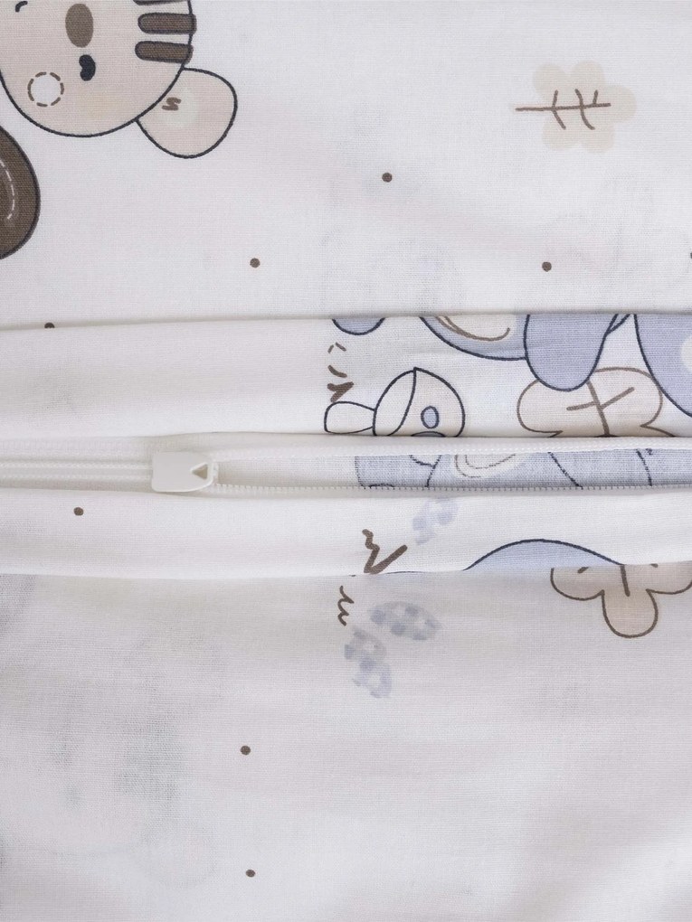 Bavlnená obliečka na vankúš Renforcé 50 x 70 cm – Lesní priatelia
