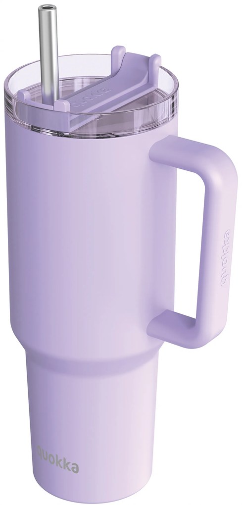 Nerezový termohrnček so slamkou Stream Purple 1200 ml