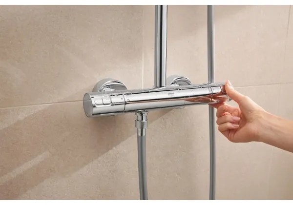 GROHE 26696001 - Sprchový systém VITALIO COMFORT 250 250 × 250 mm lesklý chróm