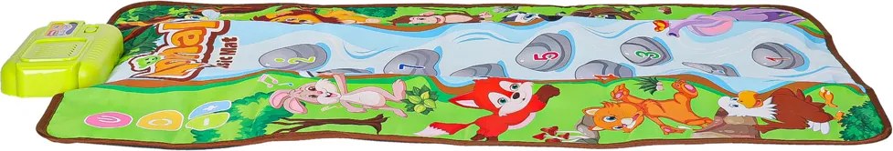 KIK Interaktívna hudobná podložka so zvukmi zvierat 80x50 cm