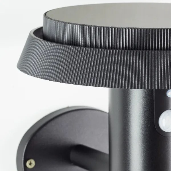 Brilliant - LED Solárne nástenné svietidlo so senzorom ALVERO LED/4W/3,7V IP44