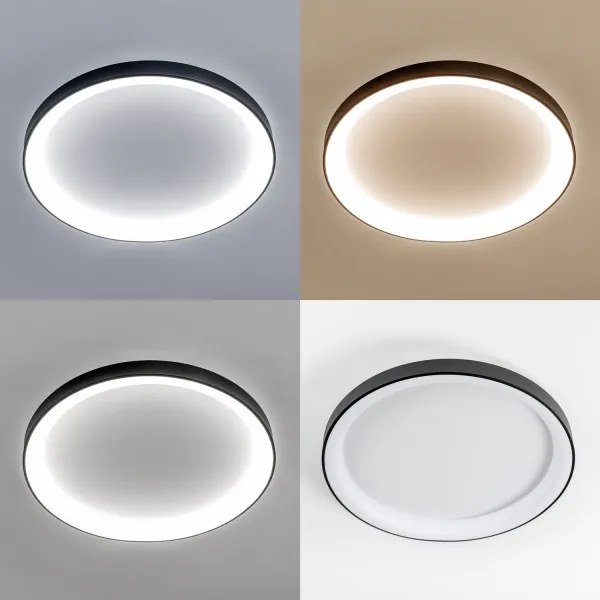 Brilagi - LED stmievateľné svietidlo FALCON II LED/108W/230V 3000-6500K priemer 80 cm čierne + diaľkové ovládanie