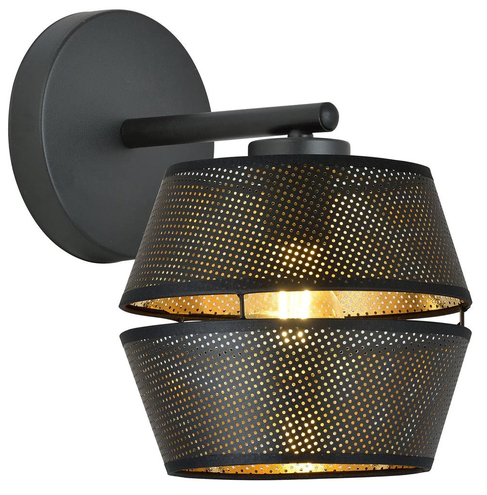 MALIA K1 | dizajnová nástenná lampa Farba: Čierna