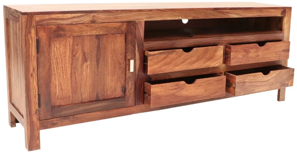 furniture-nabytek.cz - Tv stolík masív z dreva palisander 180x70x45