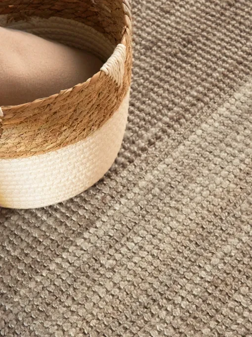 Koberec Hanse Home Bouclé Jaipur naturálny / sivý / hnedý kruh