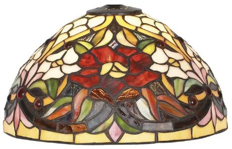Tiffany vitrážové tienidlo na lampu kolekcia LILY Ø25