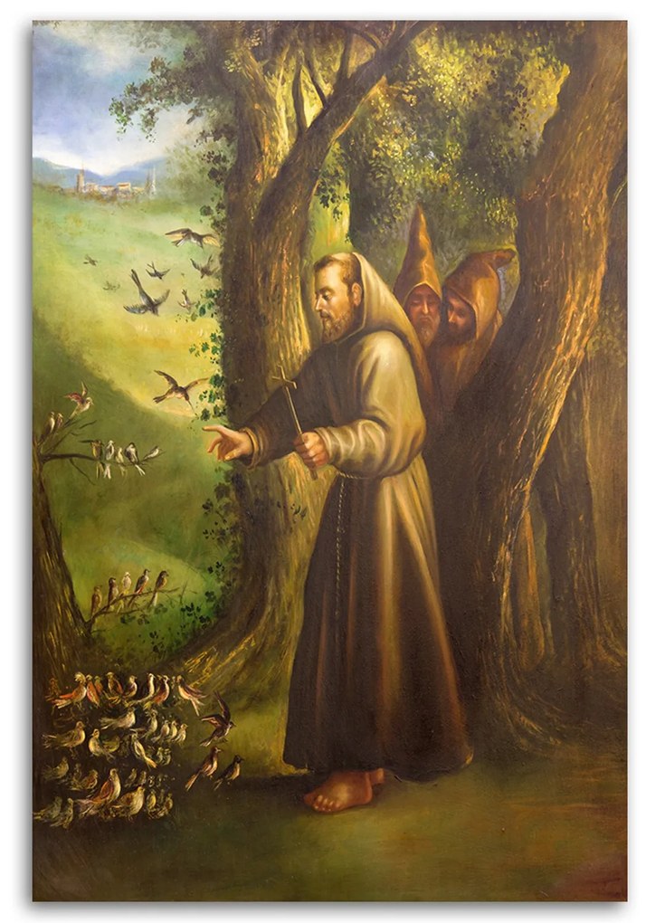 Gario Obraz na plátne Svätý František z Assisi Rozmery: 40 x 60 cm