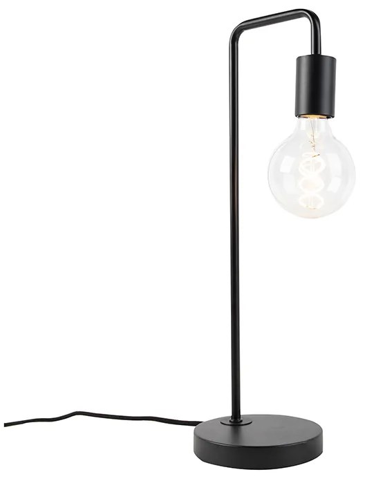 Moderná stolná lampa čierna - Facil