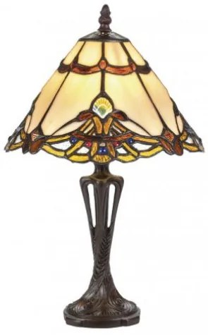 Tiffany stolová lampa GOLD 42*Ø25