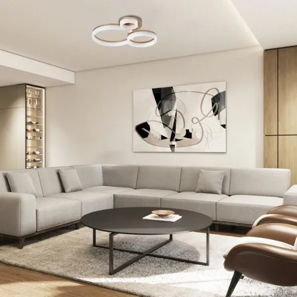 Rabalux 71383 - LED Stropné svietidlo AMILIA LED/24W/230V 3000/4000/6500K zlatá