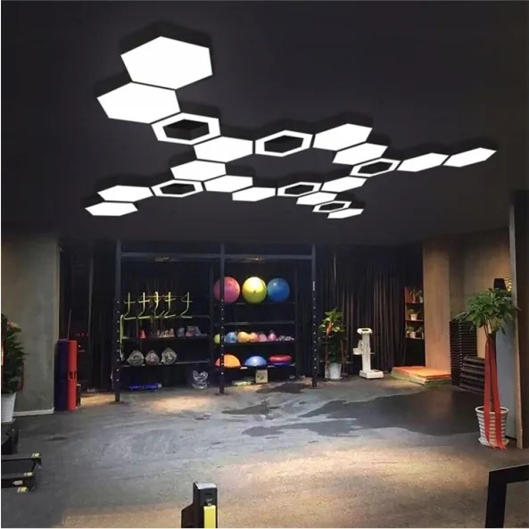 LED luster na lanku LED/20W/230V, čierny