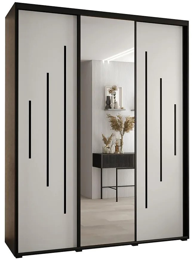 Skriňa 45 Canaris 13 190 čierna/biela/čierna