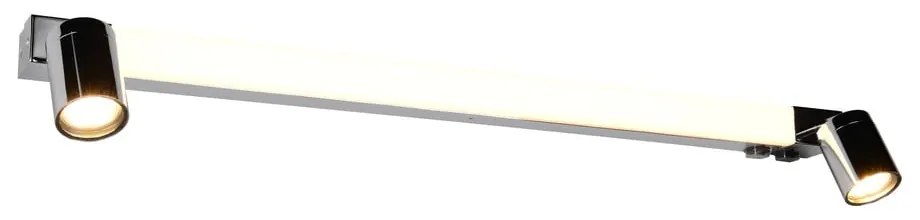 LED nástenné svietidlo v lesklo striebornej farbe Enrico – Trio