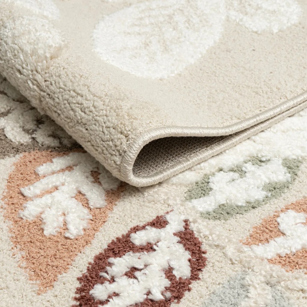 Angel Carpet, Kusový koberec Aurora 25 Beige, 80x150, béžová, kancelária