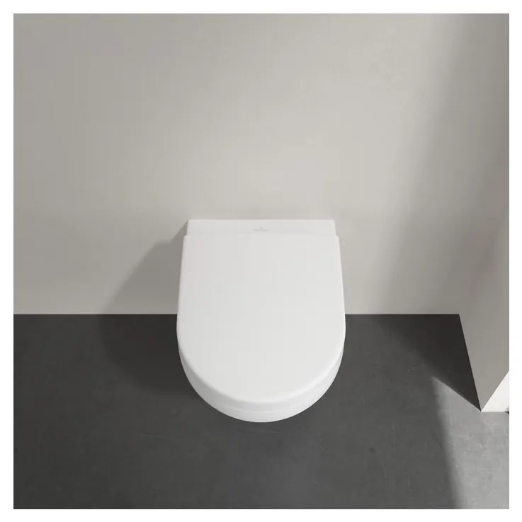 Villeroy & Boch Architectura - WC sedátko s poklopom Compact, QuickRelease, SoftClose, alpská biela 9M66S201