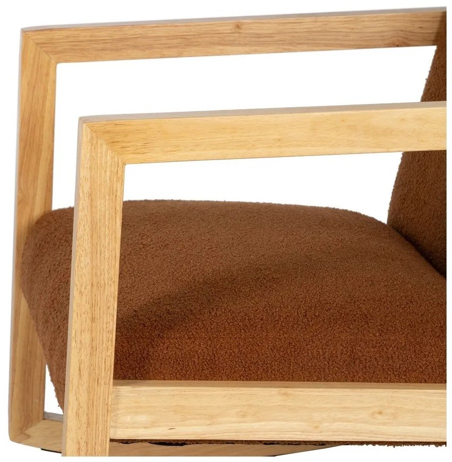 Hnedé hojdacie kreslo – Ixia