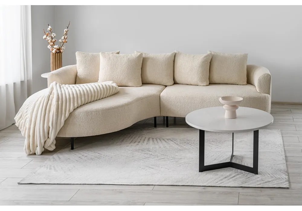 Béžová rohová pohovka (ľavý roh) Vitoria – Scandic