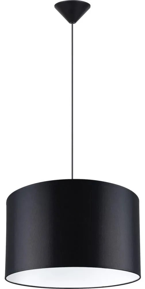 Sollux SL.1406 - Luster na lanku NOVA 1xE27/15W/230V pr. 40 cm čierna