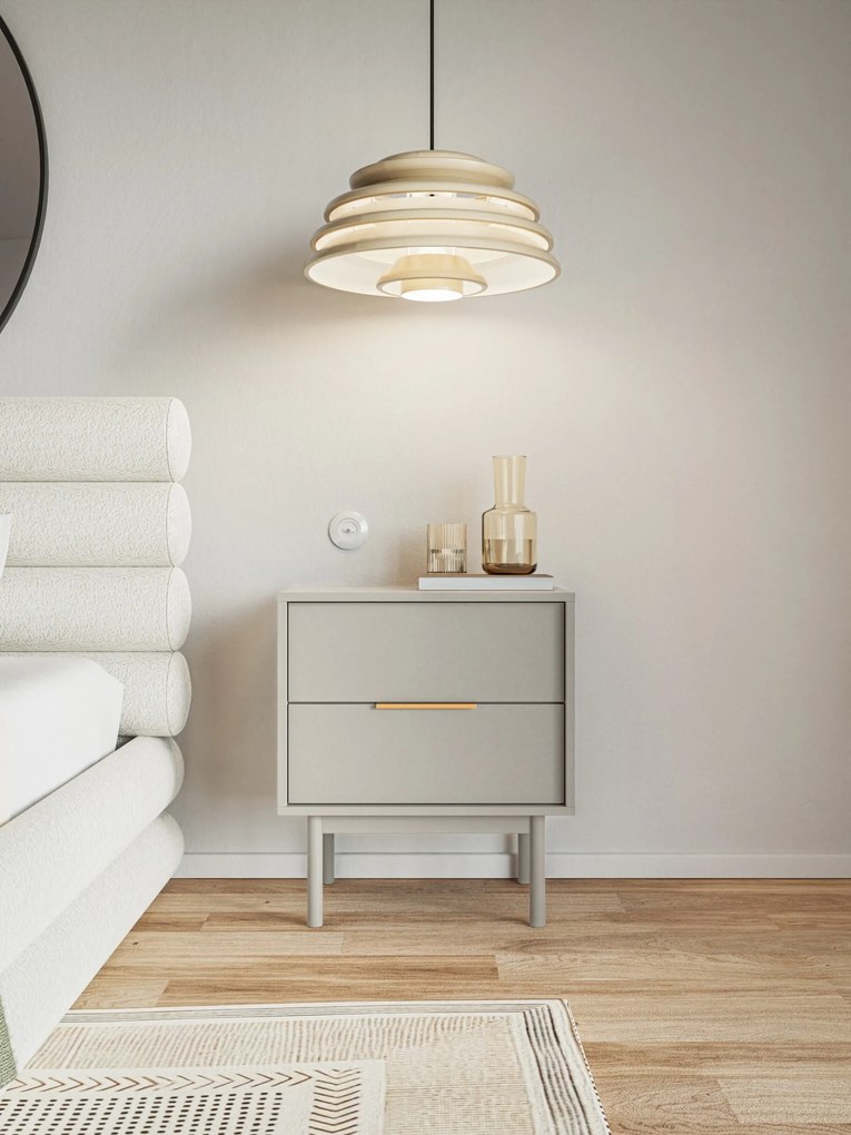 Nočný stolík Viva 54 cm kašmírový