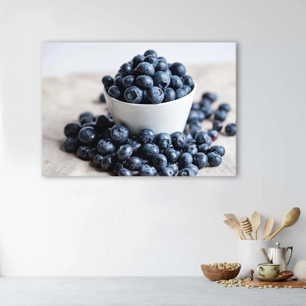 Obraz na plátně Borůvky Ovoce - 120x80 cm