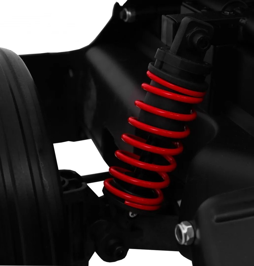 Ramiz Detská motokára na batérie Bolid XR-1 biela + nastaviteľné riadidlá + tvarované sedadlo