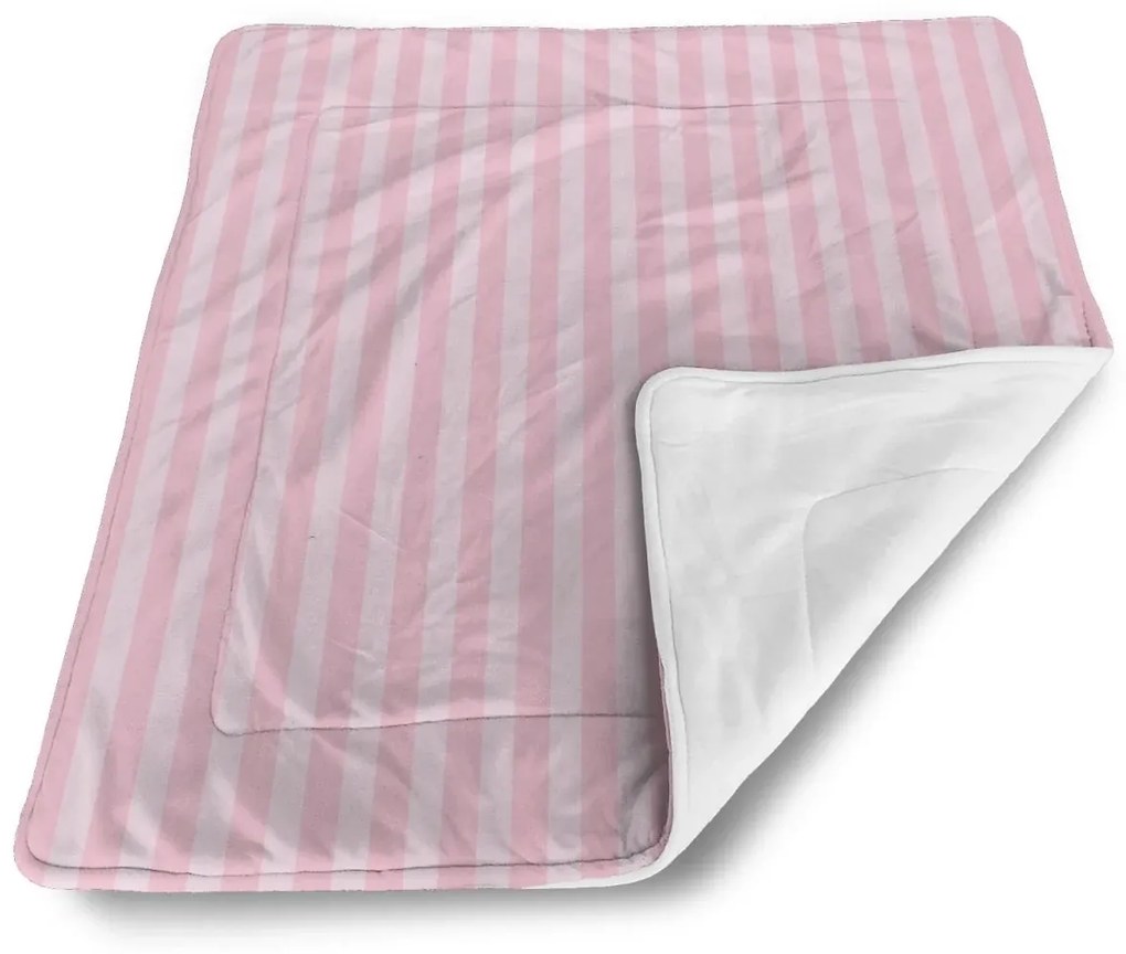 Sablio Deka pre bábätko Ružové pruhy - 90x120 cm