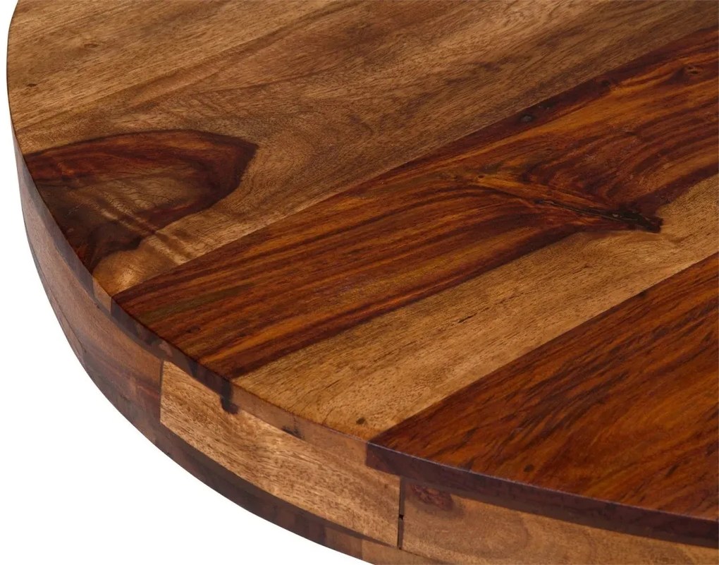 furniture-nabytek.cz - Masivní jídelní stůl Cubus z palisandru, lakovaný, hnědý – 180×100×75 cm