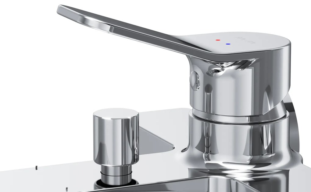 Vaňová a sprchová batéria AM.PM X-Joy FXA15000 s ručnou sprchou, chróm